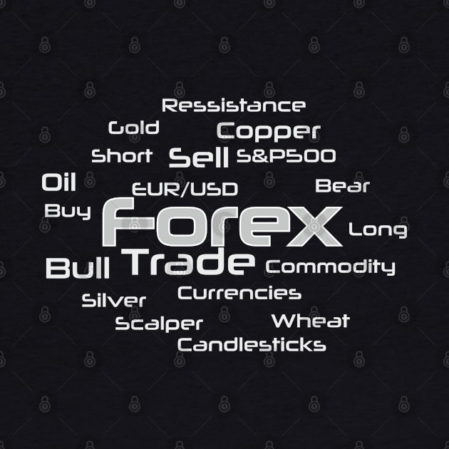 Fx , forex or foreign exchange trading design terminology words by Guntah